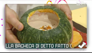 La mia ricetta a DETTO FATTO , RAI